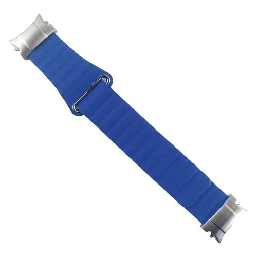 Magnetic Watch Band for Samsung Galaxy Watch6 40mm 44mm / Watch6 Classic 43mm 47mm / Watch 5 40mm 44mm / Watch4 40mm 44mm Genuine Leather Strap with Connector - Ocean Blue