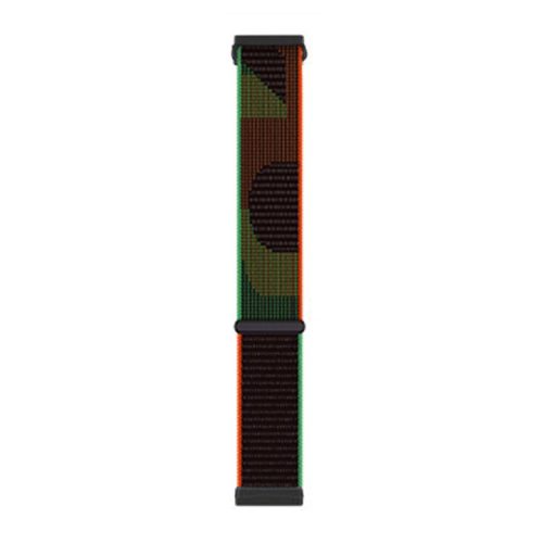 For Fitbit Versa 4 / Sense 2 Soft Nylon Watch Bands Sport Loop Strap Replacement Bracelet - Unity Pattern