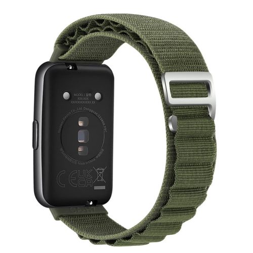 For Huawei Band 7 Replacement Watch Band Nylon Adjustable Wrist Strap - Green