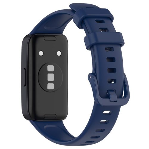 For Huawei Band 8 / Band 9 / Band 9 NFC Silicone Watch Bands Waterproof Sport Watchband Strap - Midnight Blue