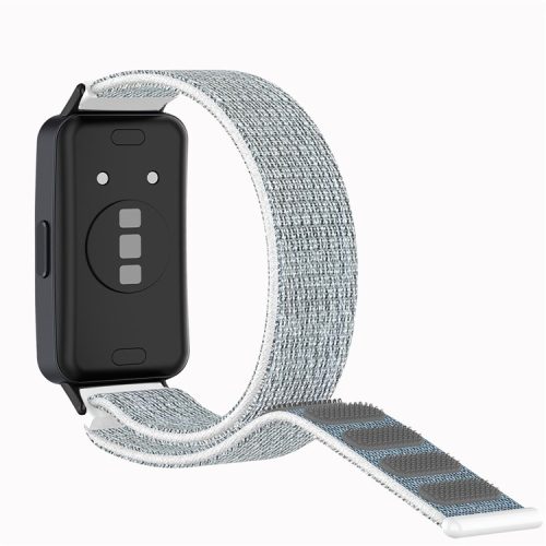 For Huawei Band 8 / Band 8 NFC / Band 9 / Band 9 NFC Nylon Watch Band Adjustable Sport Loop Breathable Replacement Strap - Seashell