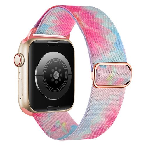 Braided Band for Apple Watch Series 10 46mm / Ultra 2 Ultra 49mm /  Series 9 8 7 45mm / 6 5 4 SE (2023) SE (2022) SE 44mm / 3 2 1 42mm Nylon Pattern Wristband - Flowers / Butterflies