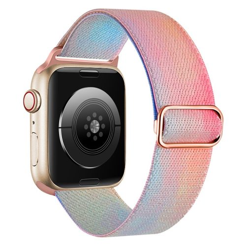 Braided Band for Apple Watch Series 10 46mm / Ultra 2 Ultra 49mm /  Series 9 8 7 45mm / 6 5 4 SE (2023) SE (2022) SE 44mm / 3 2 1 42mm Nylon Pattern Wristband - Phantom Aurora