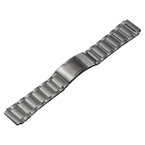 Watch Band for Huawei Watch 4 Pro / GT 3 46mm / GT 2 46mm / GT 3 Porsche Design , 3 Beads Titanium Steel Bracelet Straps 22mm - Grey