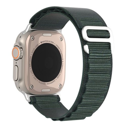 DUX DUCIS GS Series for Apple Watch Series 10 46mm / Ultra 2 Ultra 49mm /  Series 9 8 7 45mm / 6 5 4 SE (2023) SE (2022) SE 44mm / 3 2 1 42mm Polyester Strap Replacement Watch Band - Green