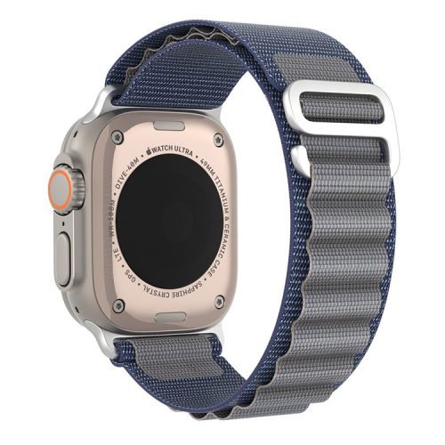 DUX DUCIS GS Series Strap for Apple Watch Series 10 42mm / 9 8 7 41mm / SE (2023) SE (2022) SE 6 5 4 40mm / 3 2 1 38mm Polyester Watch Band - Blue