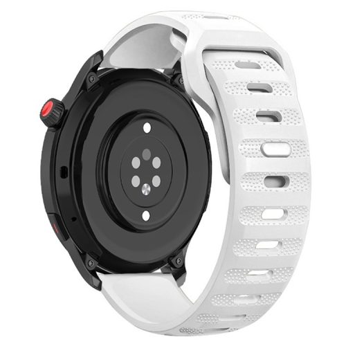 Watch Band for Samsung Galaxy Watch6 / Watch6 Classic / Watch 5 / Watch 5 Pro / Watch4 / Watch4 Classic , 20mm Silicone Strap - White