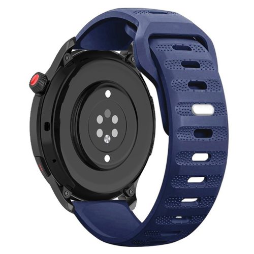 Watch Band for Samsung Galaxy Watch6 / Watch6 Classic / Watch 5 / Watch 5 Pro / Watch4 / Watch4 Classic , 20mm Silicone Strap - Midnight Blue