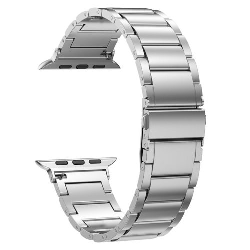 Watch Strap for Apple Watch Series 10 42mm / 9 8 7 41mm / SE (2023) SE (2022) SE 6 5 4 40mm / 3 2 1 38mm Titanium Alloy Smart Bracelet Watch Strap - Silver