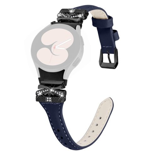 Black Buckle Band for Samsung Galaxy Watch6 44mm / Watch6 Classic 43mm / 47mm Adjustable Watch Strap - Dark Blue