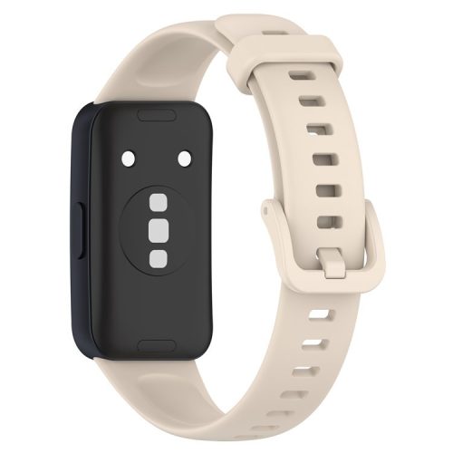 For Huawei Band 8 / Band 8 NFC / Band 9 / Band 9 NFC Silicone Strap Waterproof Soft Watch Band - Ivory White