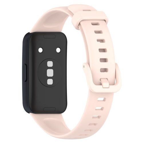 For Huawei Band 8 / Band 8 NFC / Band 9 / Band 9 NFC Silicone Strap Waterproof Soft Watch Band - Light Pink