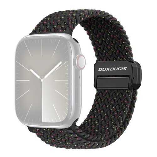 DUX DUCIS Watch Strap for Apple Watch Series 10 42mm / 9 8 7 41mm / SE (2023) SE (2022) SE 6 5 4 40mm / 3 2 1 38mm Nylon Watch Straps - Black Unity