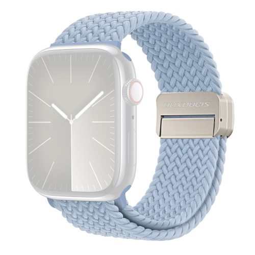 DUX DUCIS Watch Strap for Apple Watch Series 10 42mm / 9 8 7 41mm / SE (2023) SE (2022) SE 6 5 4 40mm / 3 2 1 38mm Nylon Watch Straps - Light Blue