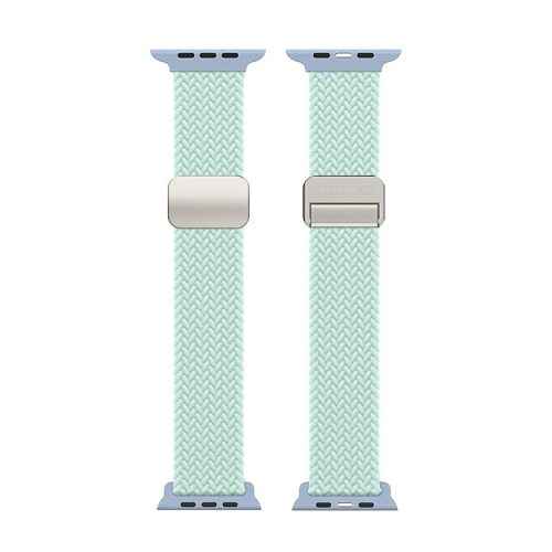 DUX DUCIS Watch Strap for Apple Watch Series 10 42mm / 9 8 7 41mm / SE (2023) SE (2022) SE 6 5 4 40mm / 3 2 1 38mm Nylon Watch Strap - Soft Mint