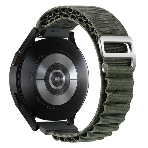 For Huawei / Samsung / Huami Amazfit GTS 4 / 3 / 2 / 1 / mini Watch Band Universal 20mm Nylon Wrist Strap - Army Green