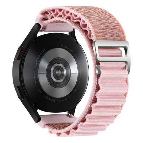 For Huawei / Samsung / Huami Amazfit GTS 4 / 3 / 2 / 1 / mini Watch Band Universal 20mm Nylon Wrist Strap - Pink