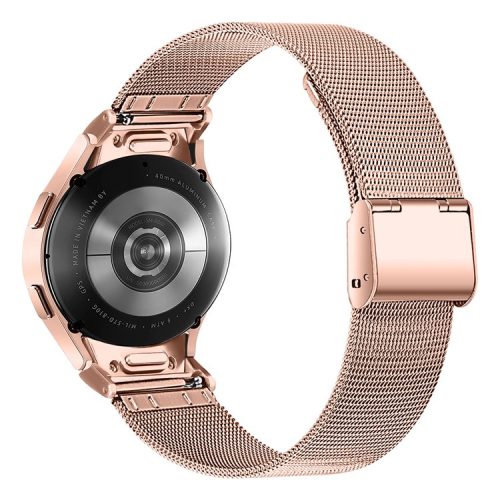 Replace Strap for Samsung Galaxy Watch 5 Pro / Watch 5 / Watch FE 40mm / Watch4 / Watch4 Classic 316L Stainless Steel Band - Rose Gold