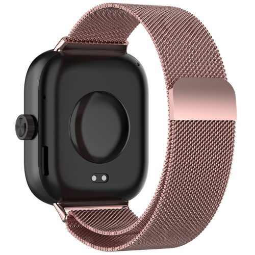 Watch Strap for Xiaomi Redmi Watch 4 / Smart Band 8 Pro Stainless Steel Bracelet - Rose Pink