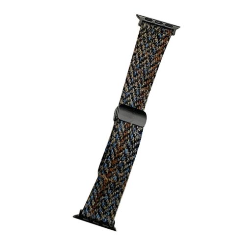 Woolen Strap for Apple Watch 10 46mm / Ultra 2 / Ultra 49mm / 9 8 7 45mm / SE (2023) SE (2022) SE 6 5 4 44mm / 3 2 1 42mm Watch Band - Blue+Black