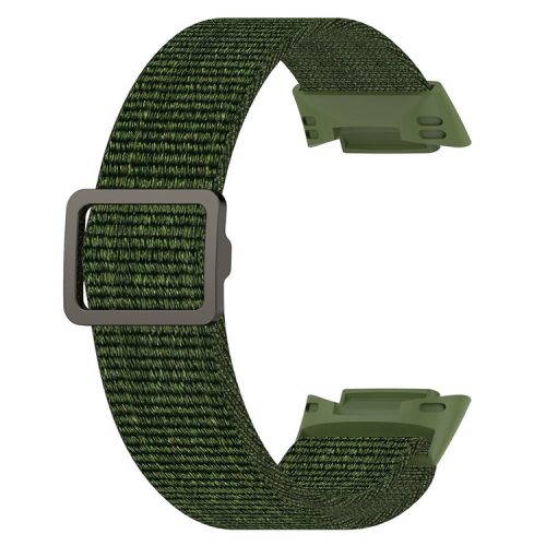 For Fitbit Charge 5 / Charge 6 Braided Nylon Wrist Band Replacement Strap - Army Green