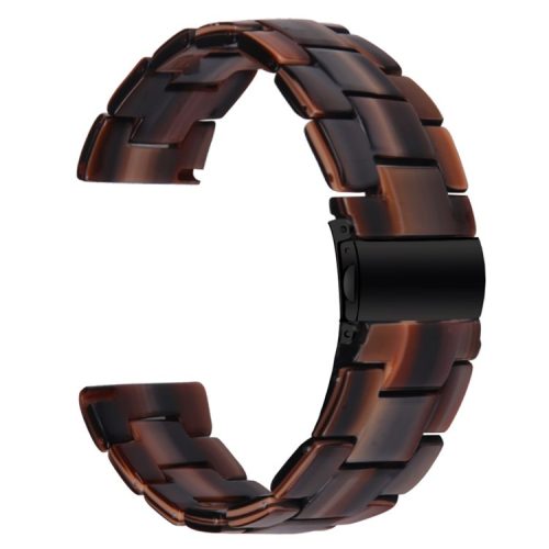 Waterproof Strap for AGPTEK LW31 Replacement Resin Watch Band - Chocolate