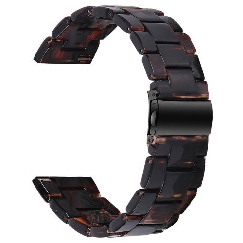 Waterproof Strap for AGPTEK LW31 Replacement Resin Watch Band - Dark Brown