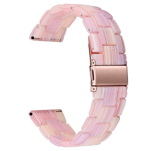 Waterproof Strap for AGPTEK LW31 Replacement Resin Watch Band - Silk Pink