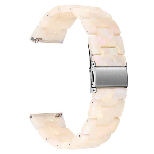 Waterproof Strap for AGPTEK LW31 Replacement Resin Watch Band - Fluorescence White