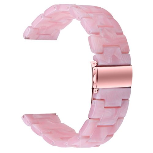 Waterproof Strap for AGPTEK LW31 Replacement Resin Watch Band - Pearl Pink