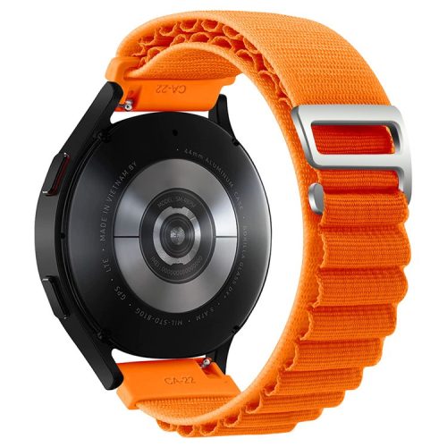 KALEBOL KLB-GSNL-001 For Samsung Galaxy Watch3 45mm / Huawei Watch GT4 46mm Watch Strap 22mm Nylon Wristband - Orange