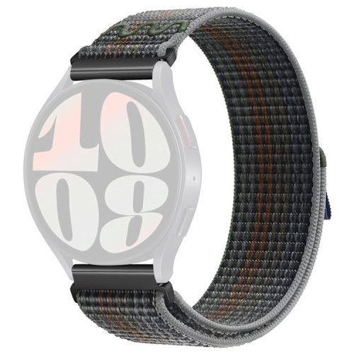 KALEBOL KLB-NLHH-002 For Samsung Galaxy Watch3 45mm / Huawei Watch GT4 46mm Nylon Band 22mm Watch Strap - Midnight