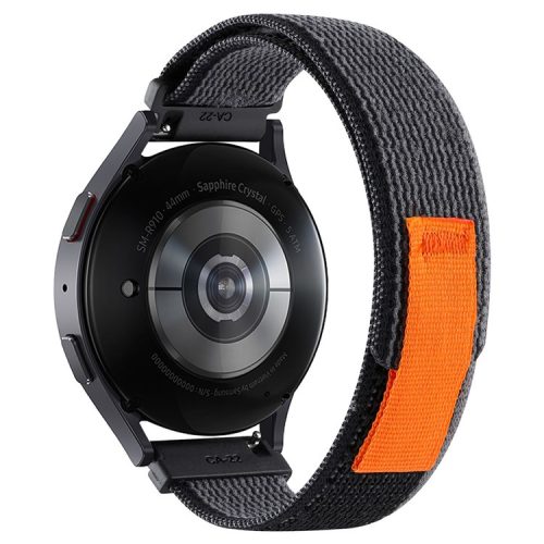 KALEBOL KLB-YJNLHH-001 for Samsung Galaxy Watch3 45mm / Huawei Watch GT4 46mm Wristband Sport Strap 22mm - Black+Grey