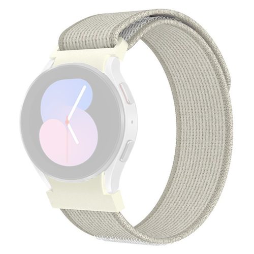 KALEBOL KLB-YJNLHH-001 for Samsung Galaxy Watch FE 40mm / Watch4 / Watch 5 / Watch6 Nylon Band Loop Wristband - Light Grey