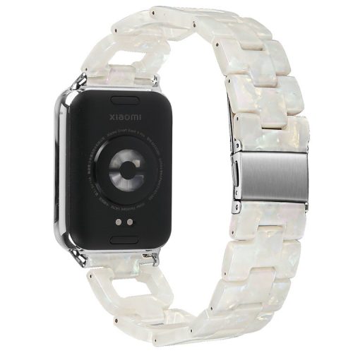 Watch Strap for Xiaomi Redmi Watch 4 D-Shape Resin Replacement Watchband - Fluorescence White