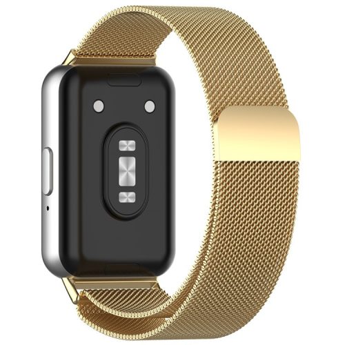 For Samsung Galaxy Fit3 SM-R390 Replacement Wrist Band Magnetic Milanese Watch Strap - Gold