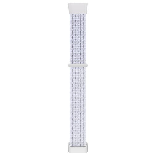 For Fitbit Charge 5 / 6 Nylon Strap Quick Release Sport Watch Band - White