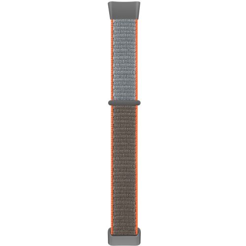 For Fitbit Charge 5 / 6 Nylon Strap Quick Release Sport Watch Band - Orange