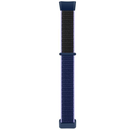 For Fitbit Charge 5 / 6 Nylon Strap Quick Release Sport Watch Band - Midnight Blue