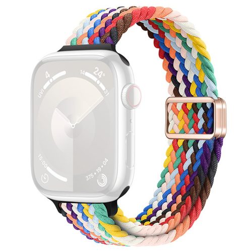 Watch Strap for Apple Watch Series 10 42mm / 9 8 7 41mm / SE (2023) SE (2022) SE 6 5 4 40mm / 3 2 1 38mm Watch Band with Magnetic Buckle - Official Rainbow