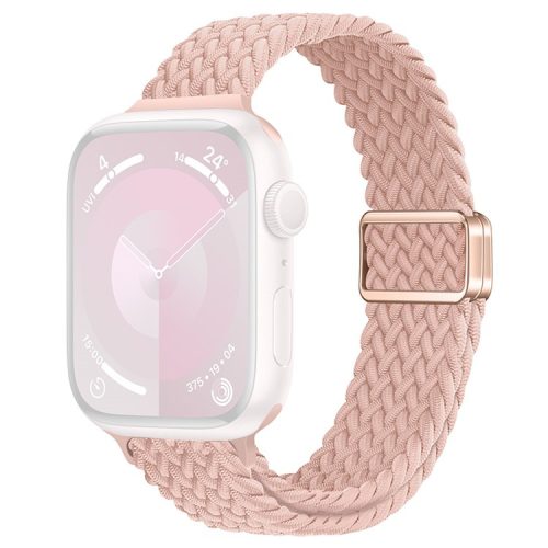 Watch Strap for Apple Watch Series 10 42mm / 9 8 7 41mm / SE (2023) SE (2022) SE 6 5 4 40mm / 3 2 1 38mm Watch Band with Magnetic Buckle - Creamy Pink