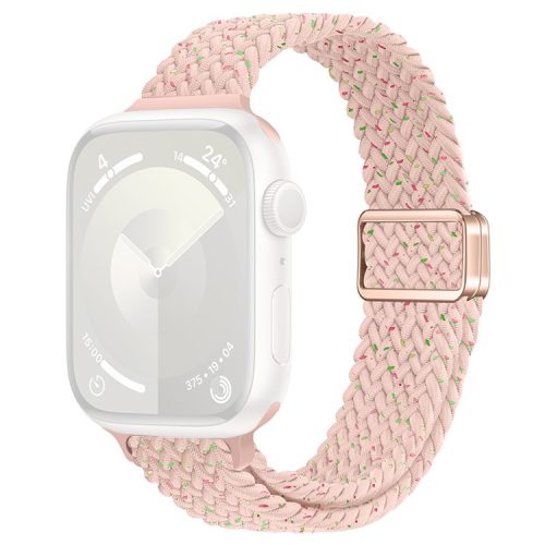 Watch Strap for Apple Watch Series 10 42mm / 9 8 7 41mm / SE (2023) SE (2022) SE 6 5 4 40mm / 3 2 1 38mm Watch Band with Magnetic Buckle - Starlight Pink