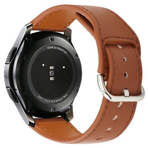 KALEBOL KLB-KCPU-001 For Samsung Galaxy Watch 46mm / Huawei Watch 4 Pro 22mm Smart Watch Band PU Leather Wrist Strap - Brown