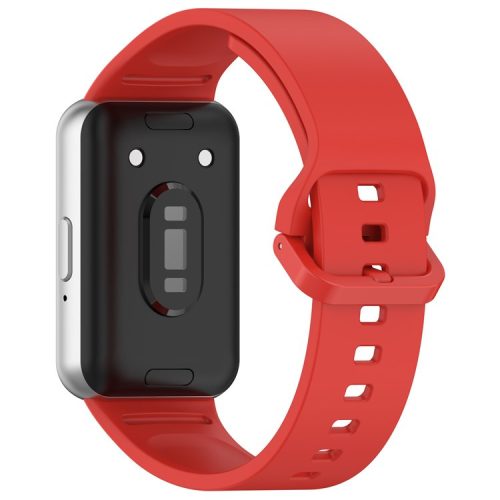 For Samsung Galaxy Fit3 Flexible Watch Strap Silicone Band Wrist Bracelet - Red