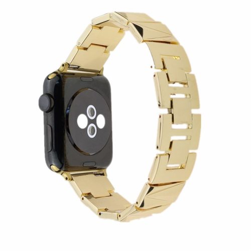 For Apple Watch 10 46mm / Ultra 2 / Ultra 49mm / 9 8 7 45mm / SE (2023) SE (2022) SE 6 5 4 44mm / 3 2 1 42mm Aluminium Alloy Watch Band  - Gold