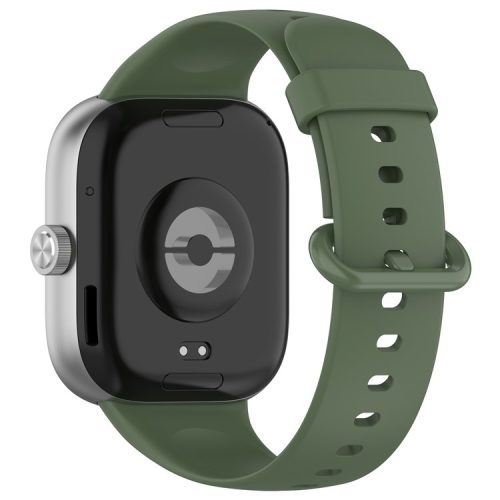 Wrist Band for Xiaomi Redmi Watch 4 Soft Silicone Smartwatch Bracelet Strap - Dark Green