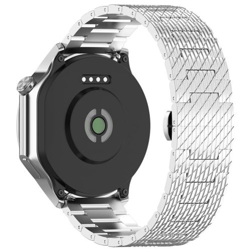 For Samsung Galaxy Watch 46mm / Huawei Watch GT 4 46mm / Xiaomi Watch 2 Pro 22mm Stainless Steel Watch Strap - Silver