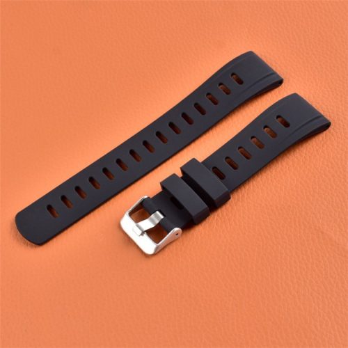 For Huawei Realme Samsung Xiaomi Smart Watch Silicone Strap 22mm Wrist Band Replacement - Black