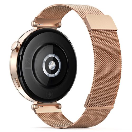 DUX DUCIS For Garmin Captain Marvel / Forerunner 255s / Venu 2S Magnetic Band 18mm Milanese Watch Strap - Gold