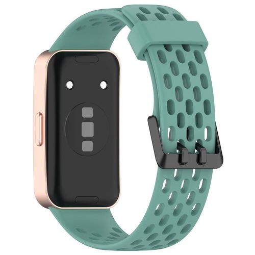 For Huawei Band 9 / 9 NFC / 8 / 8 NFC Replacement Band Adjustable Silicone Watch Strap - Green